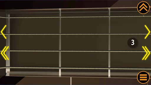 Bass Guitar Funk fretboard with grid layout and navigation arrows for fret selection
